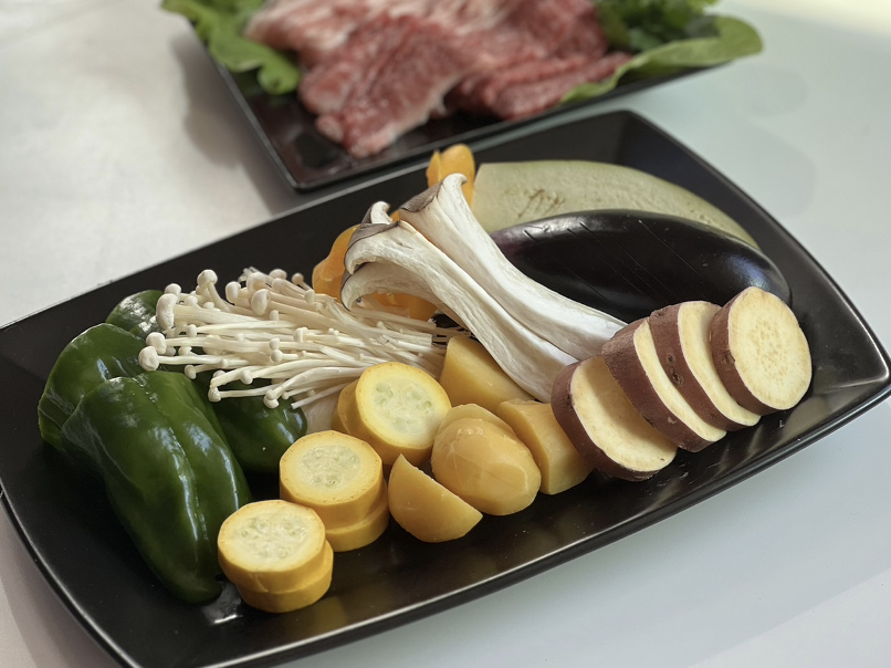 秋の野菜盛り合わせ<br />
