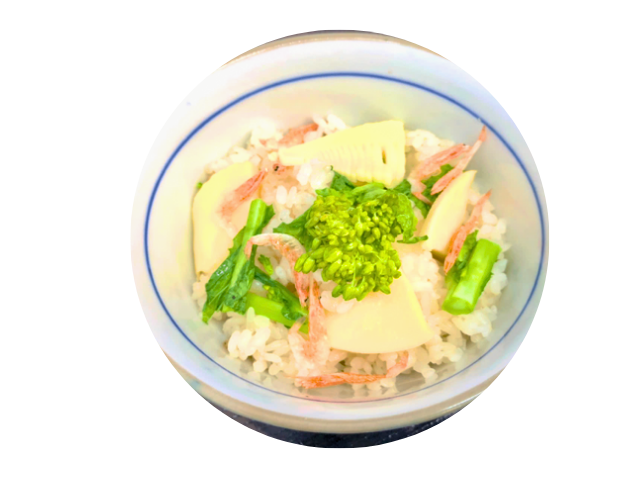 筍と菜の花の炊き込みご飯