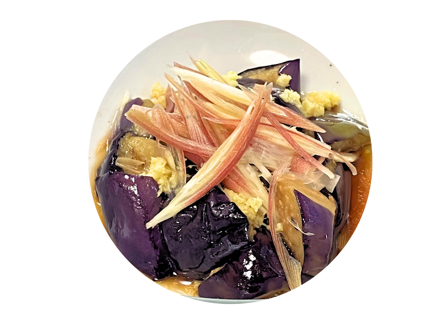 揚げ茄子のさっぱり酢醬油